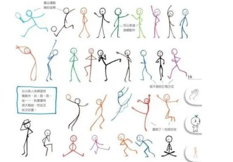 机器火柴人怎么画