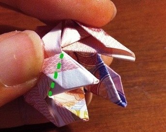 人民币怎么折玫瑰花？