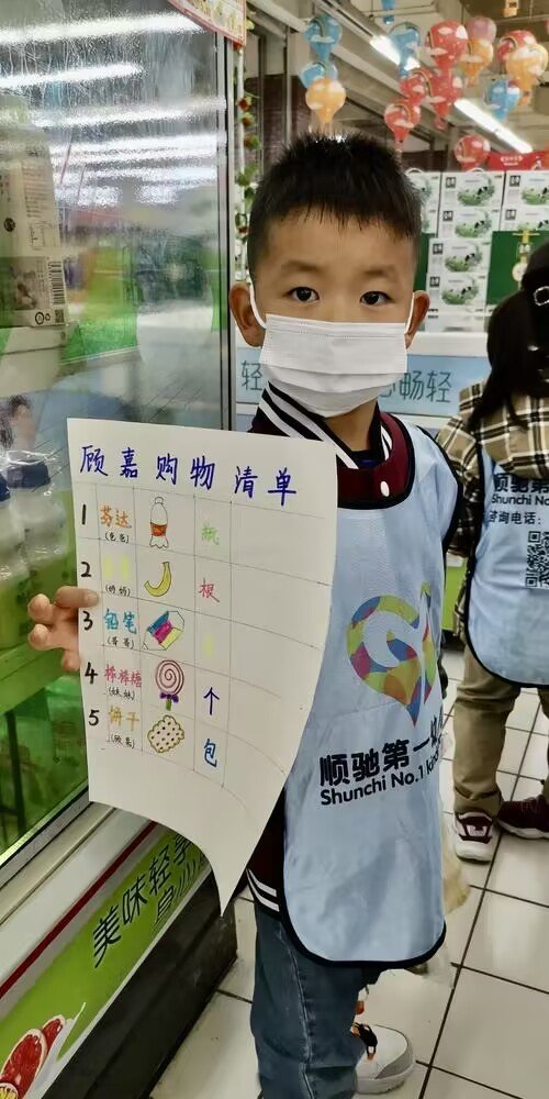 幼儿园购物清单怎么画