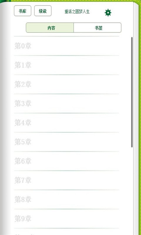重活之圆梦人生的章节目录