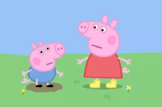 动画片《小猪佩奇》中，有哪些镜头让你觉得特别滑稽和不科学？