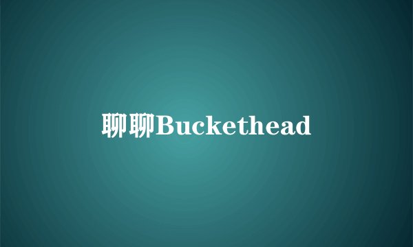 聊聊Buckethead