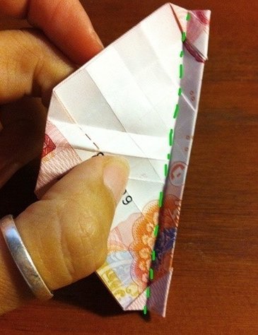 人民币怎么折玫瑰花？