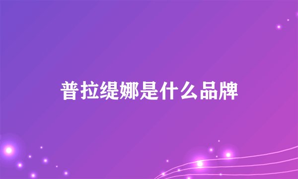 普拉缇娜是什么品牌