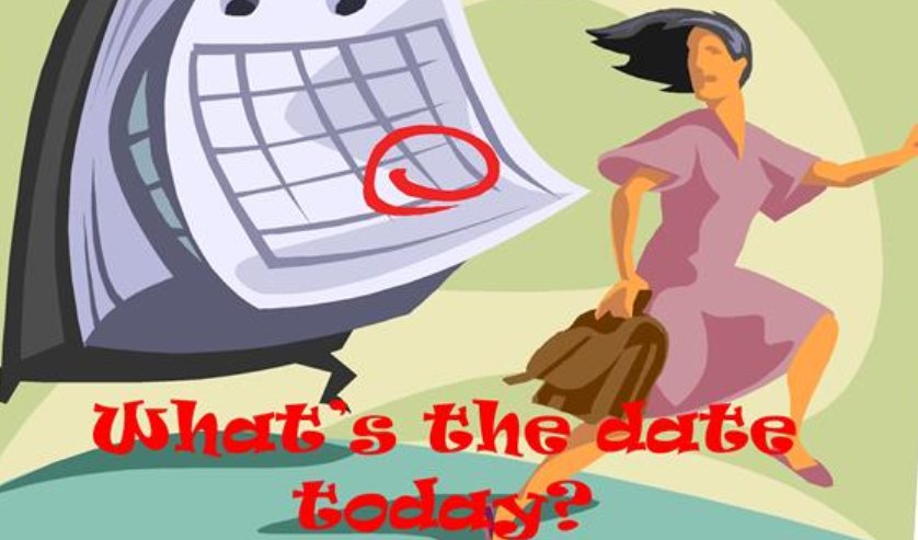 今天是几月几日用英语怎么写