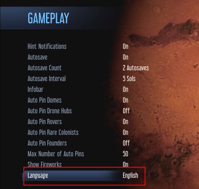 火星求生怎么调中文