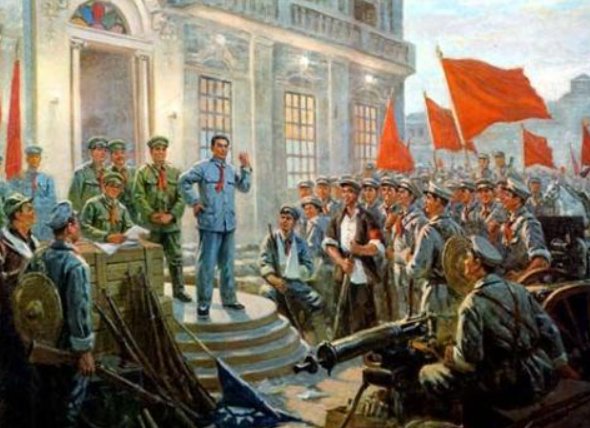 1927年8月,党在八七会议上确定了( )的方针。