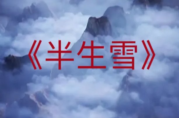 半生雪歌词完整版是什么？