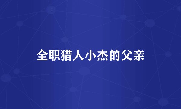 全职猎人小杰的父亲