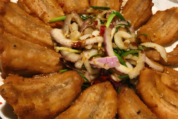 椒盐大王蛇的做法