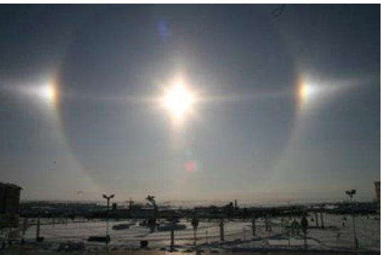 内蒙古出现三日当头？