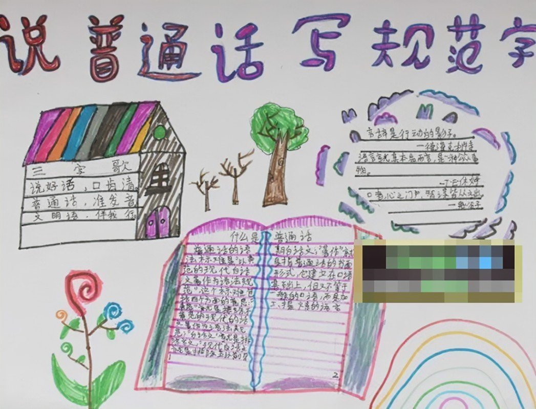 写好规范字手抄报文字内容