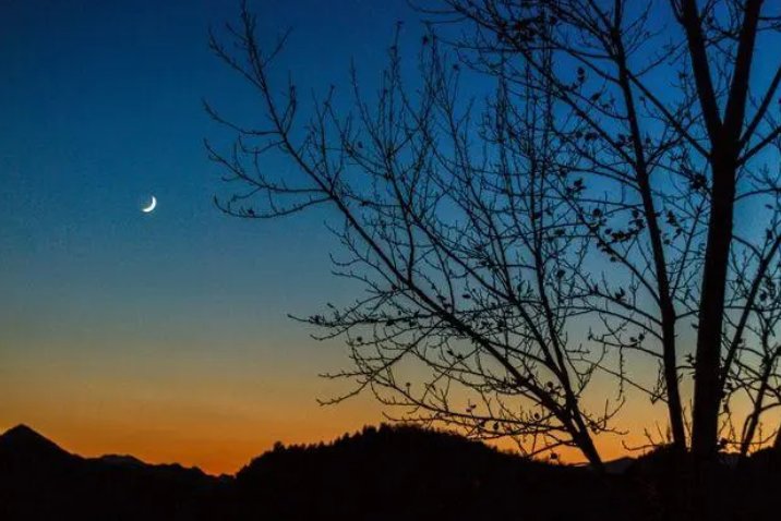 一弯新月又如钩全诗