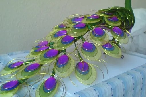 丝网孔雀怎么做