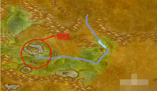 魔兽世界费伍德森林怎样去