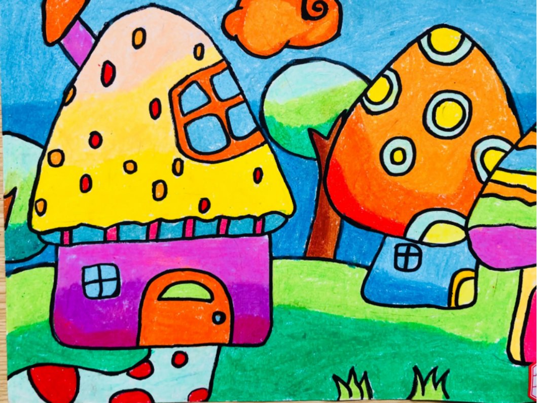 孩子画的画发朋友圈怎么写说说