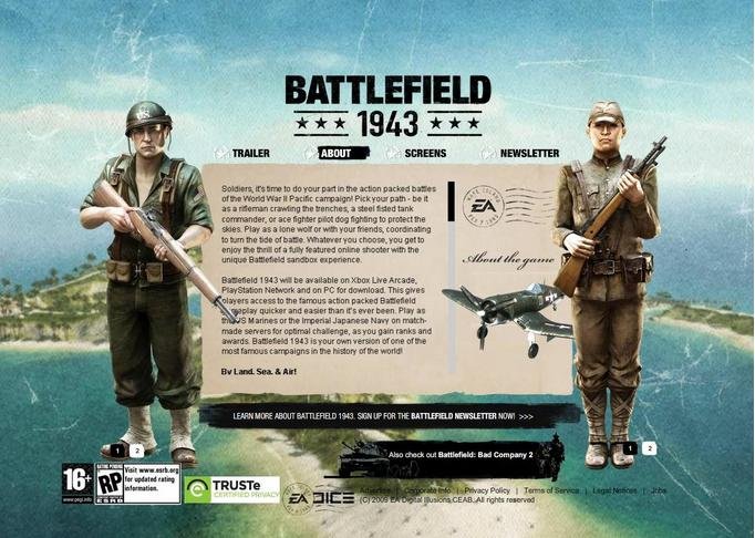 战地1943的场景地图