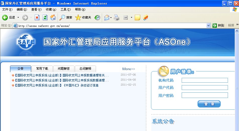 国家外汇管理局网上平台，请问国家外汇管理局网上平台是？