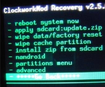 联想手机A670t手机清除数据