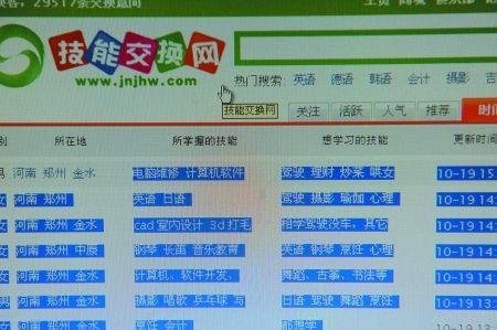 技能交换网的介绍