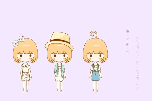 姐妹头像 恩典的或卡通的 要可爱一点的 O(∩_∩)O~谢了