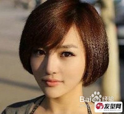 女生胖脸什么短发好看