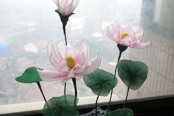 丝袜花的制作步骤