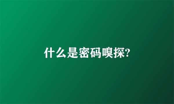 什么是密码嗅探?