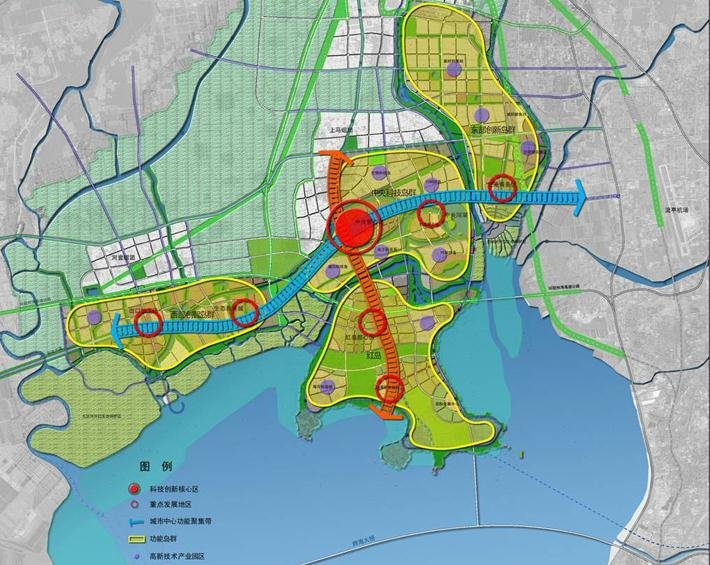 青岛国家高新技术产业开发区的主要园区