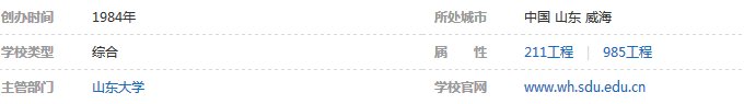 山东大学威海分校官网是什么？