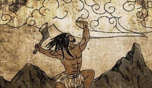 四年级的课文《盘古开天地》中的四级和五方的名山是什么意思?