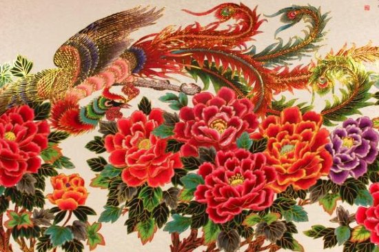 凤凰牡丹寓意