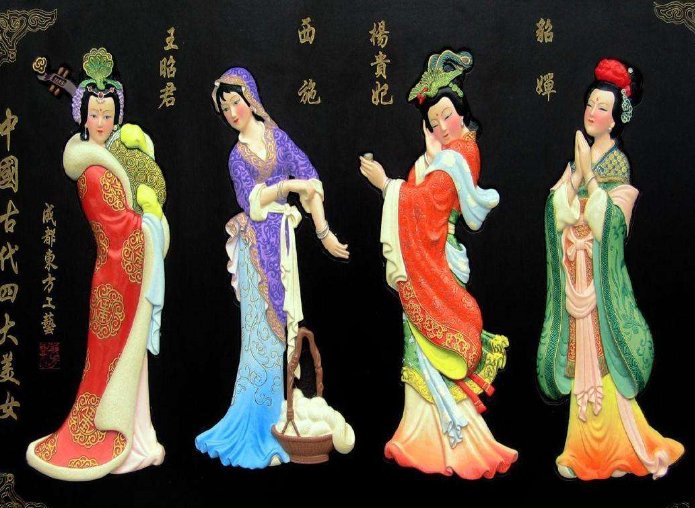 古代四大美女都是那四个？分别在那个朝代？都叫什么？有什么事迹流传？