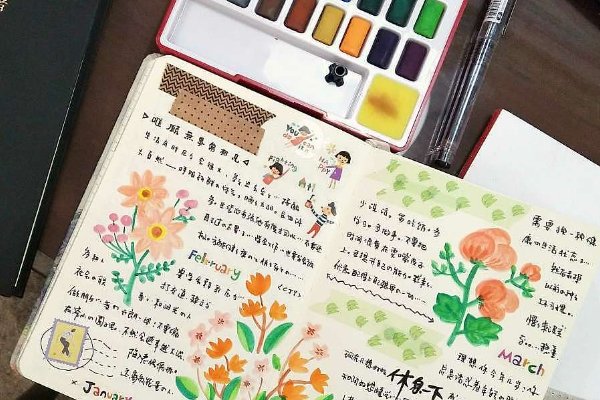 玫瑰公主手帐教程