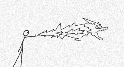 火柴人元素龙怎么画