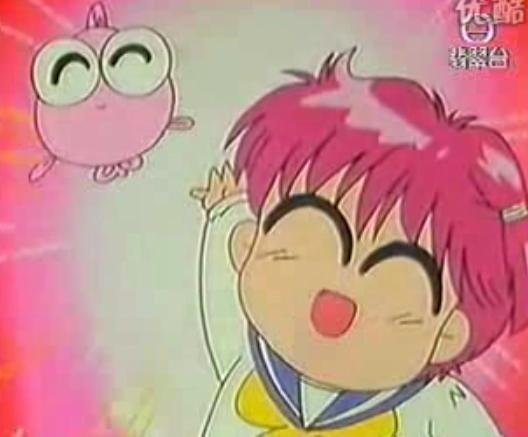 求小时候看的一部动画片是日本的，有一个小女孩好象叫娃娃，她养着一只粉红色的金鱼，会飞的~那个叫什么？
