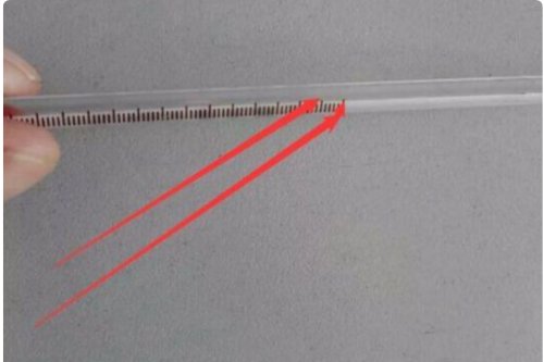 温度计怎么看水银线图片 看不懂